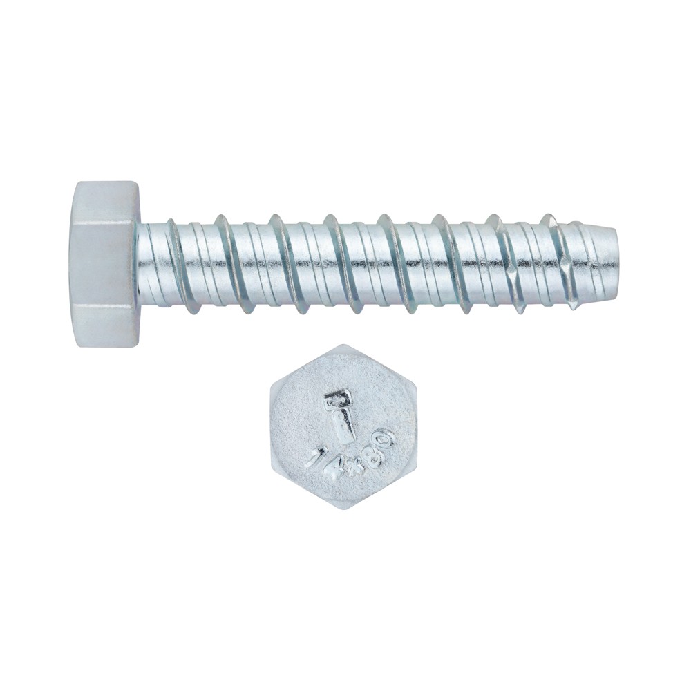 TFN [CP] Anclaje de fijación directa en hormigón con recubrimiento zincado. Homologado ETE Opt.1. Cabeza hexagonal sin arandela